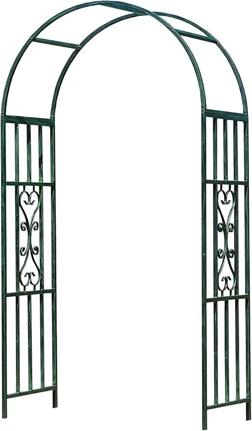 Kensington Garden Arch – 45" Wide x 82" High, Metal Arbor Trellis