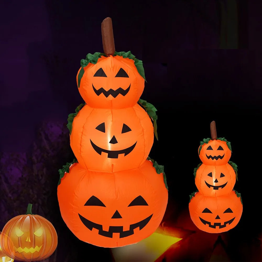 Halloween Inflatable Pumpkin with LED Outdoor Decoration