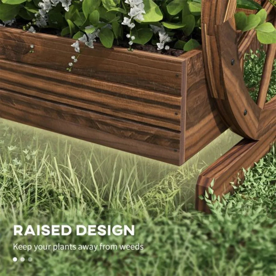Wooden Planter Box 3Tier Raised Garden Bed