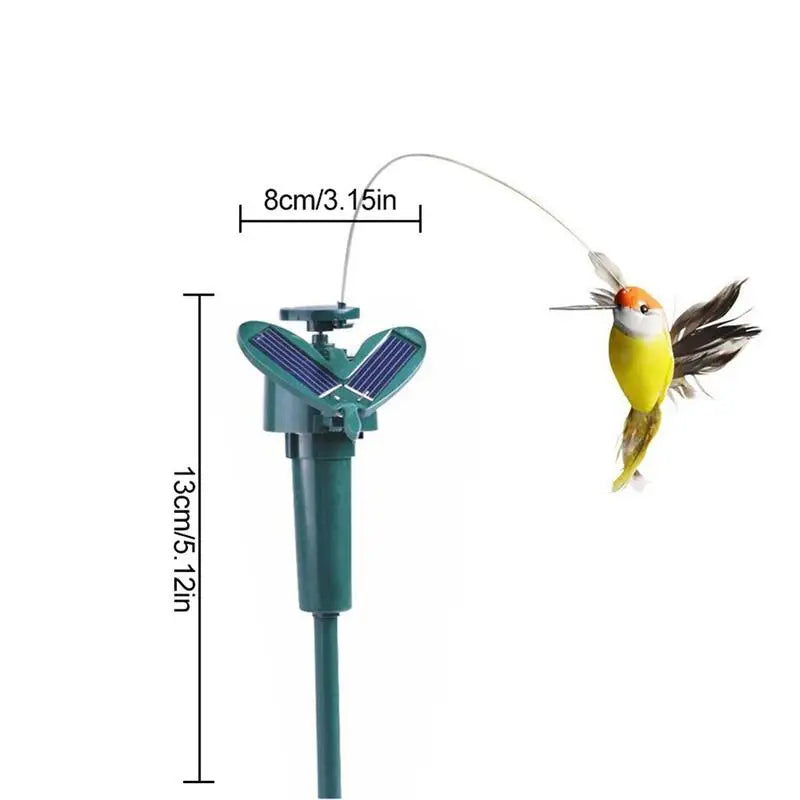 Windmill Flying Hummingbird Powered Birds Decoration