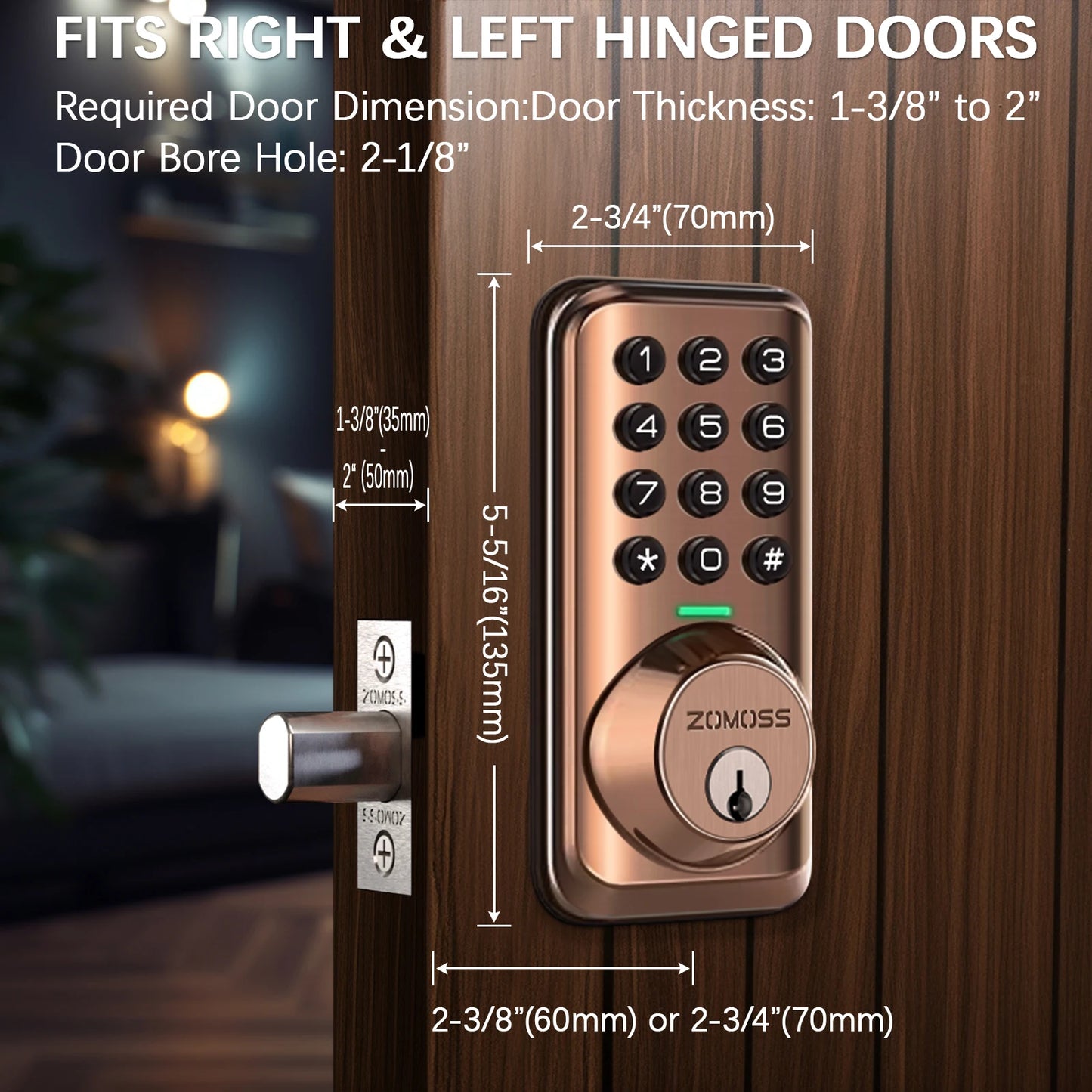 Keypad Door Lock-Keyless Entry Door Lock