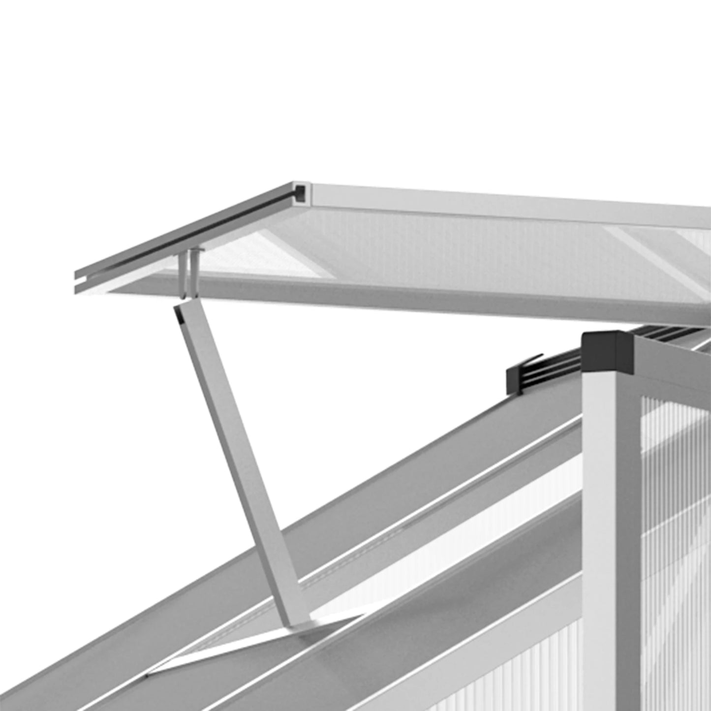 Stable Outdoor Walk-In Cold Frame Garden Greenhouse