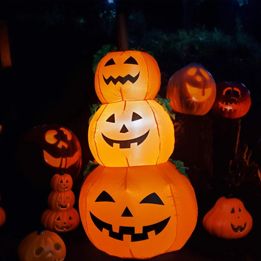 Halloween Inflatable Pumpkin with LED Outdoor Decoration