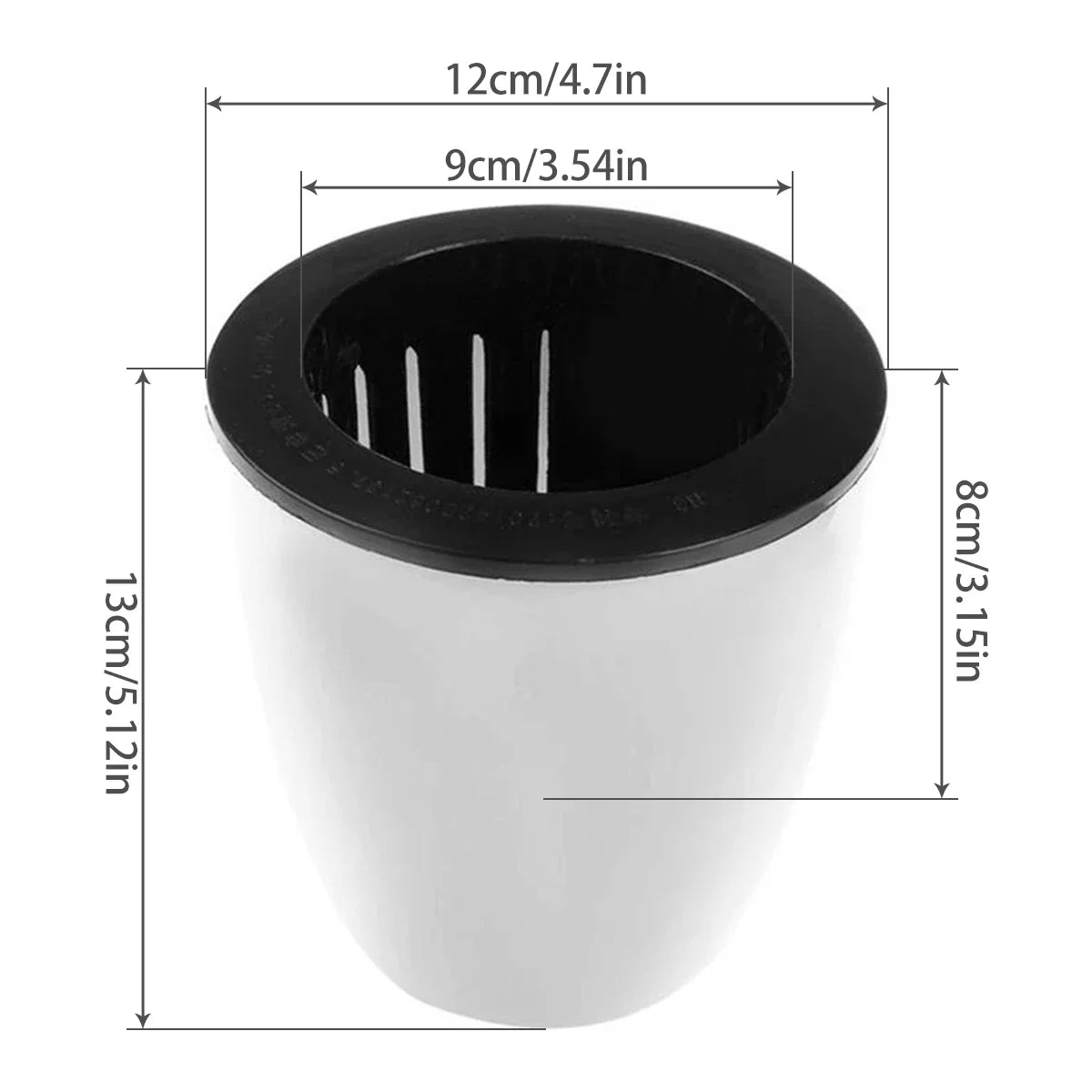 6 Self Watering Pots With Cotton Rope for Indoor Plants