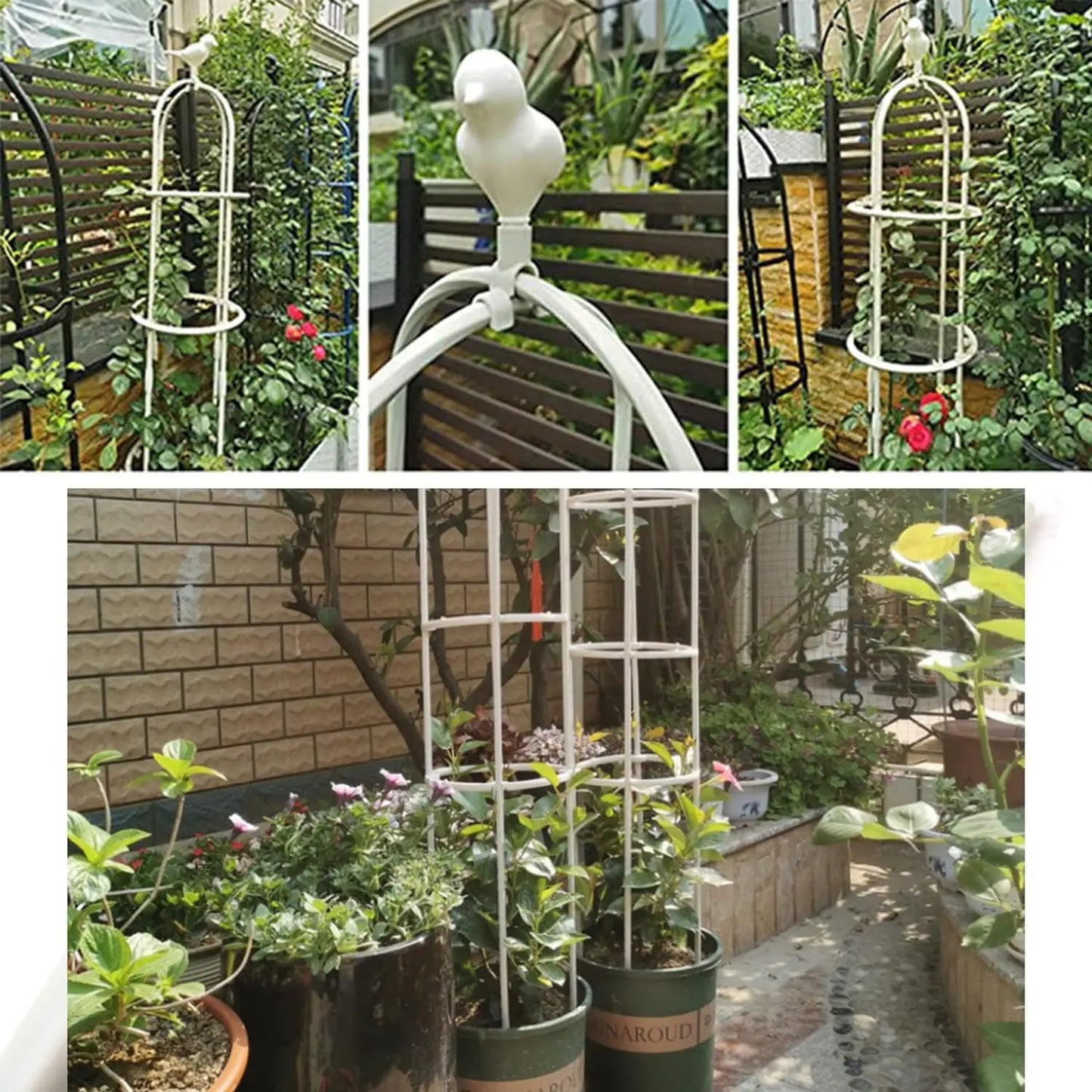 6ft Garden Trellis for Climbing Plants-Rustproof