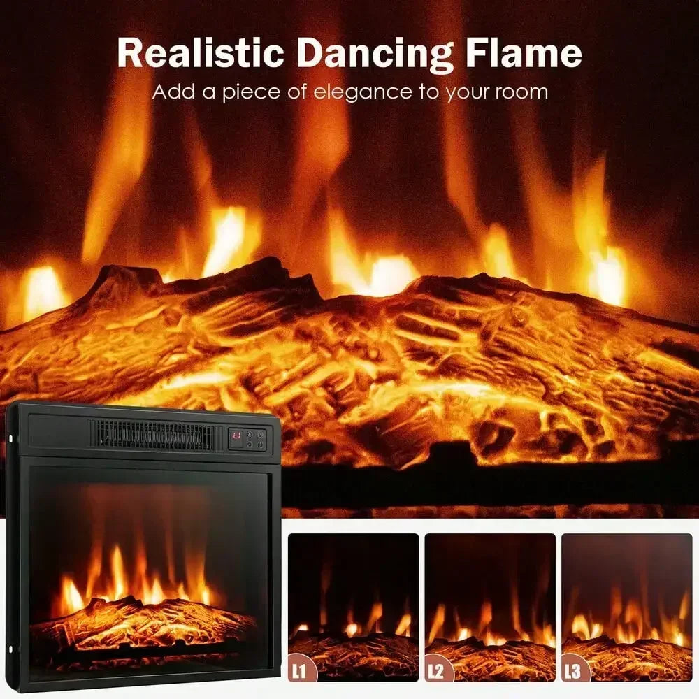 Electric Fireplace Freestanding and Wall-Mounted Heater