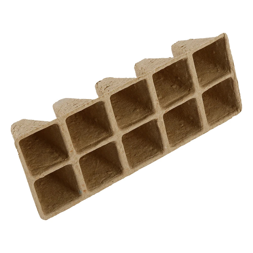 10 or 20 Pcs Seed Starter Tray 10 Cells Biodegradable.