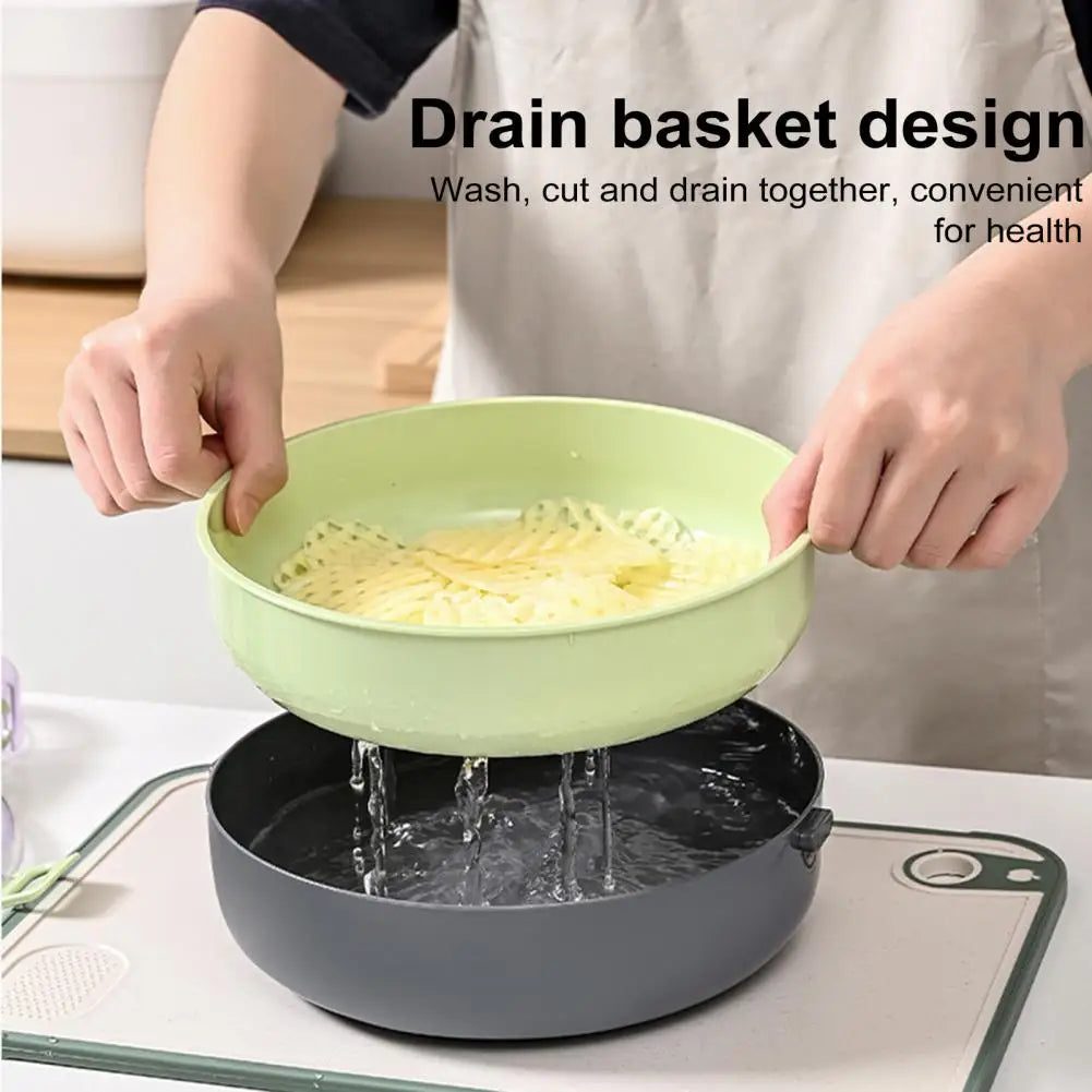 Multi-purpose Chopper with Stainless Steel Blades Draining Container