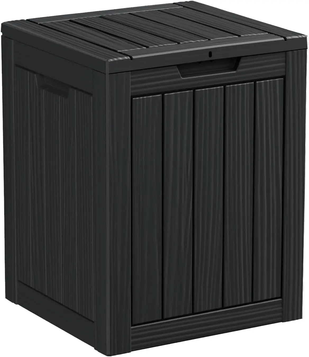 80 Gallon Resin Deck Box, Lockable Patio Outdoor Storage
