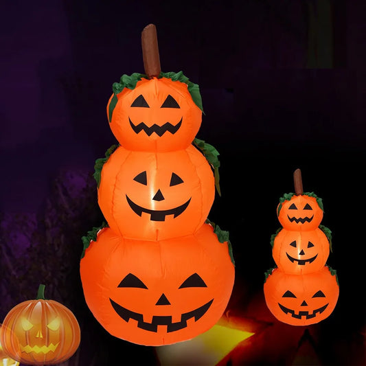 Halloween Inflatable Pumpkin with LED Outdoor Decoration