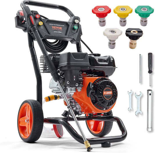 Gas Powered Pressure Washer 3400 PSI 2.6 GPM