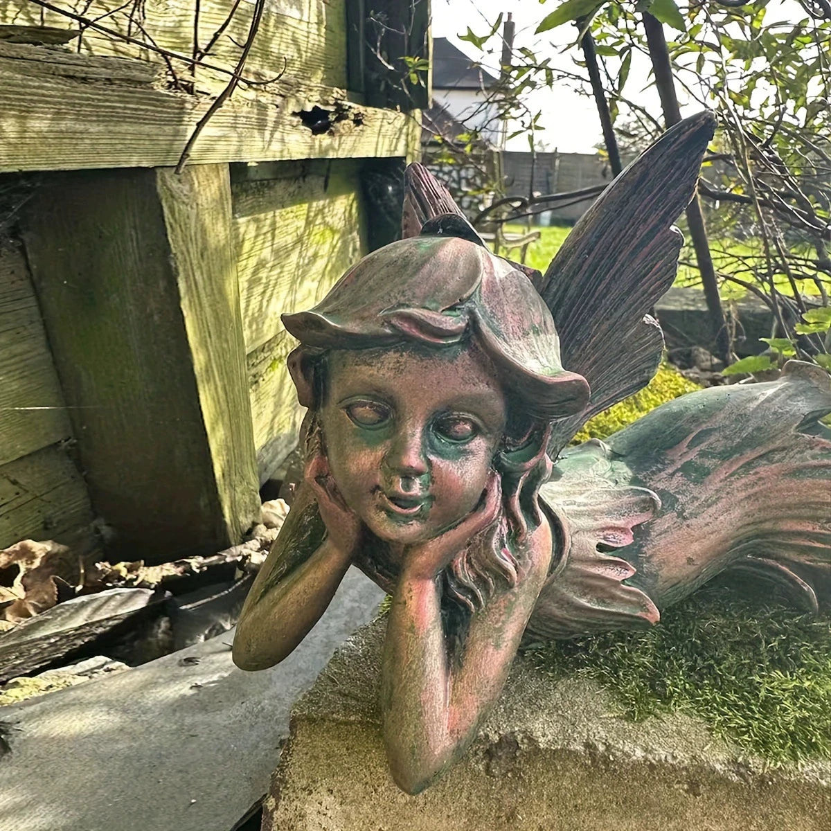 Fairy Garden Figures Decorative Resin Angel Figurines