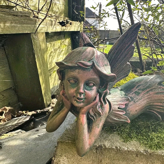 Fairy Garden Figures Decorative Resin Angel Figurines