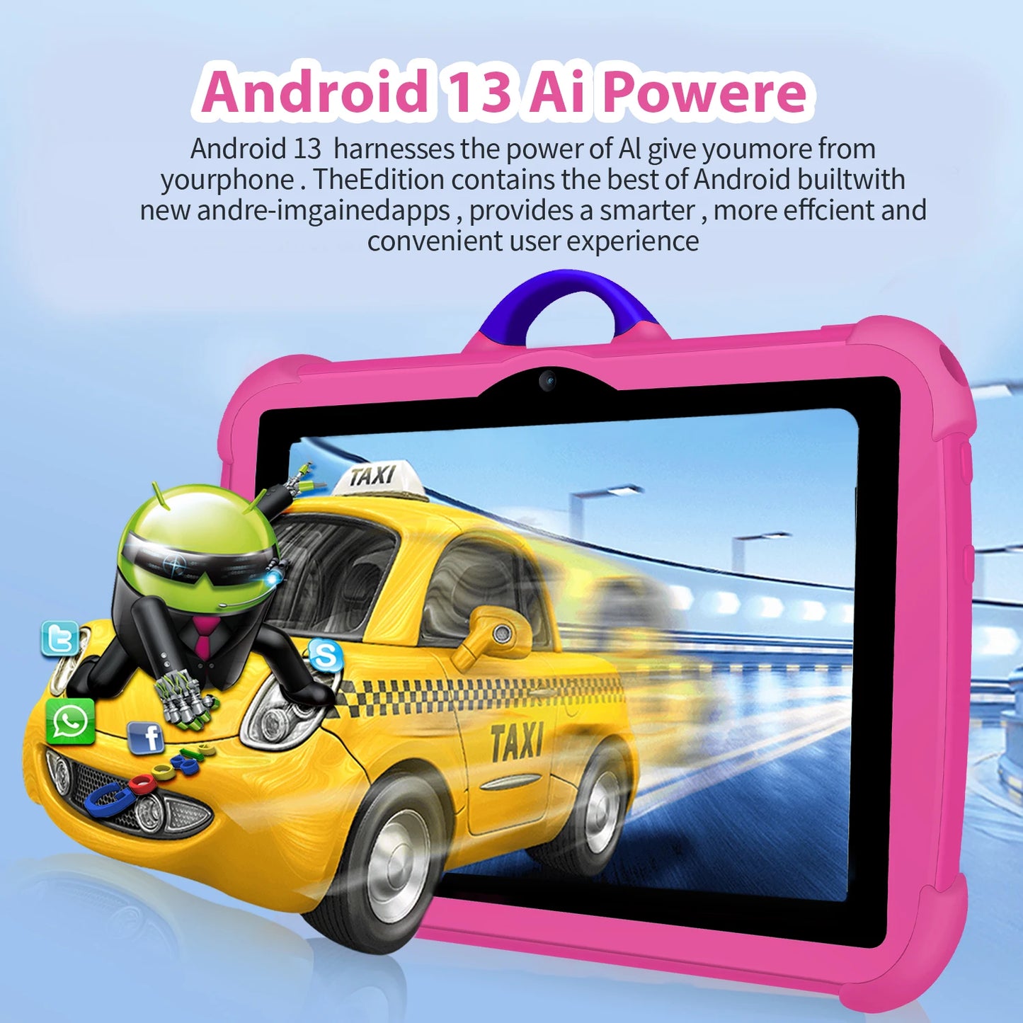 Kids Tablet 7 Inch Quad Core 4GB RAM 64GB ROM Android Learning Education