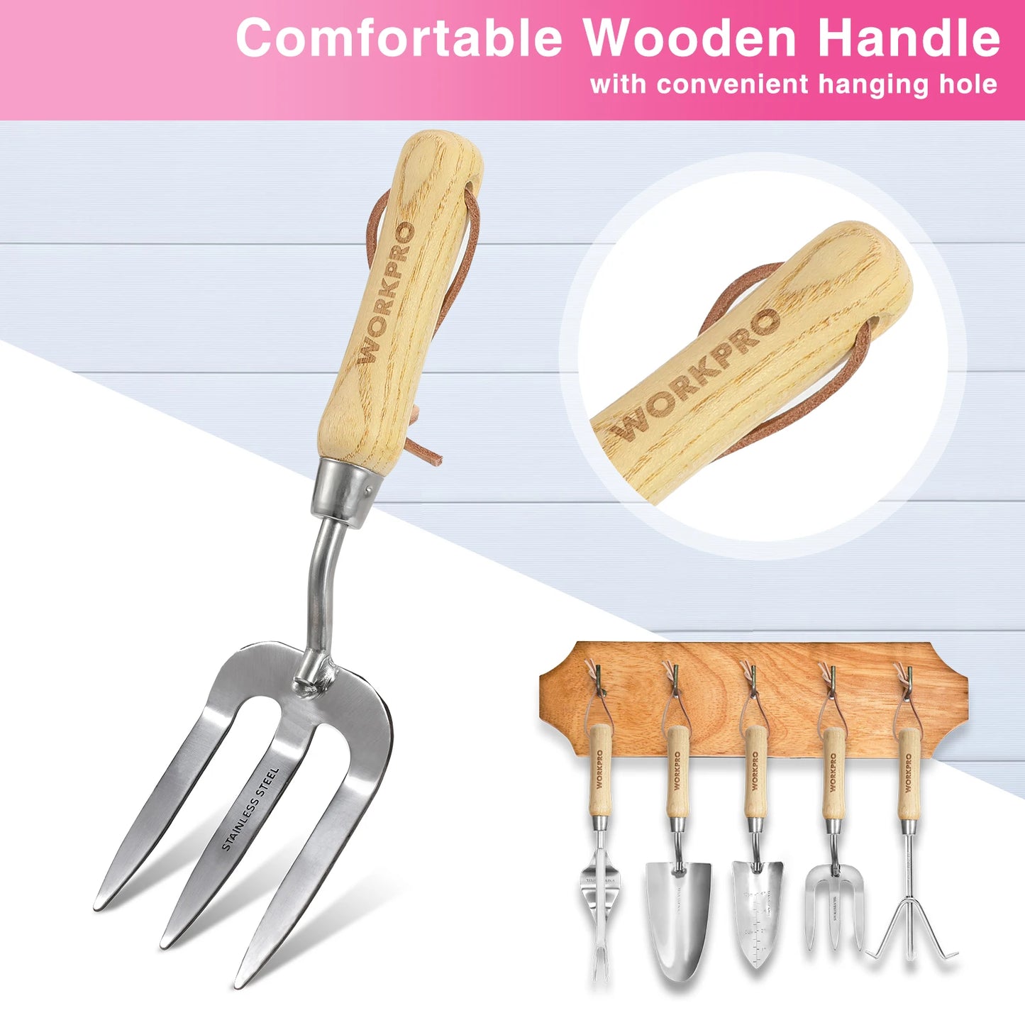 Garden Tool Set, Stainless Steel Gardening Tools