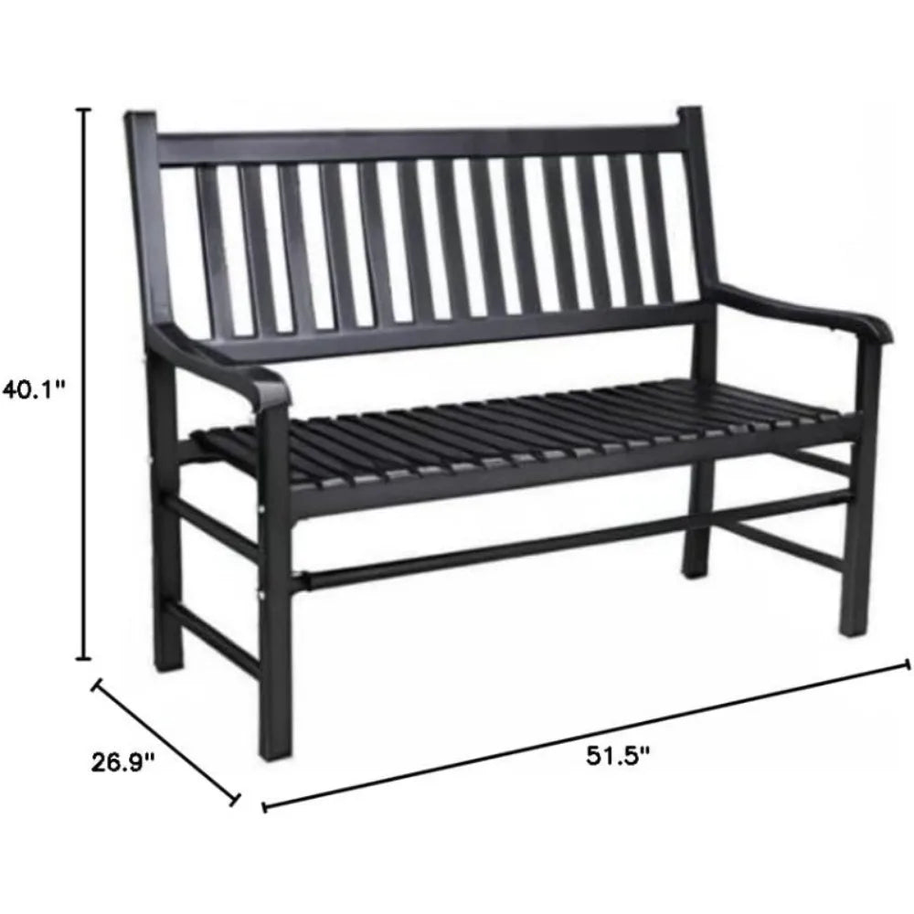 Outdoor Wood Garden Bench, Suitable for Indoor or Outdoor