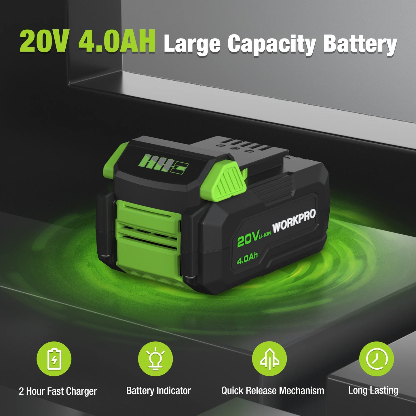 WORKPRO 20V Cordless Electric Circular Saw