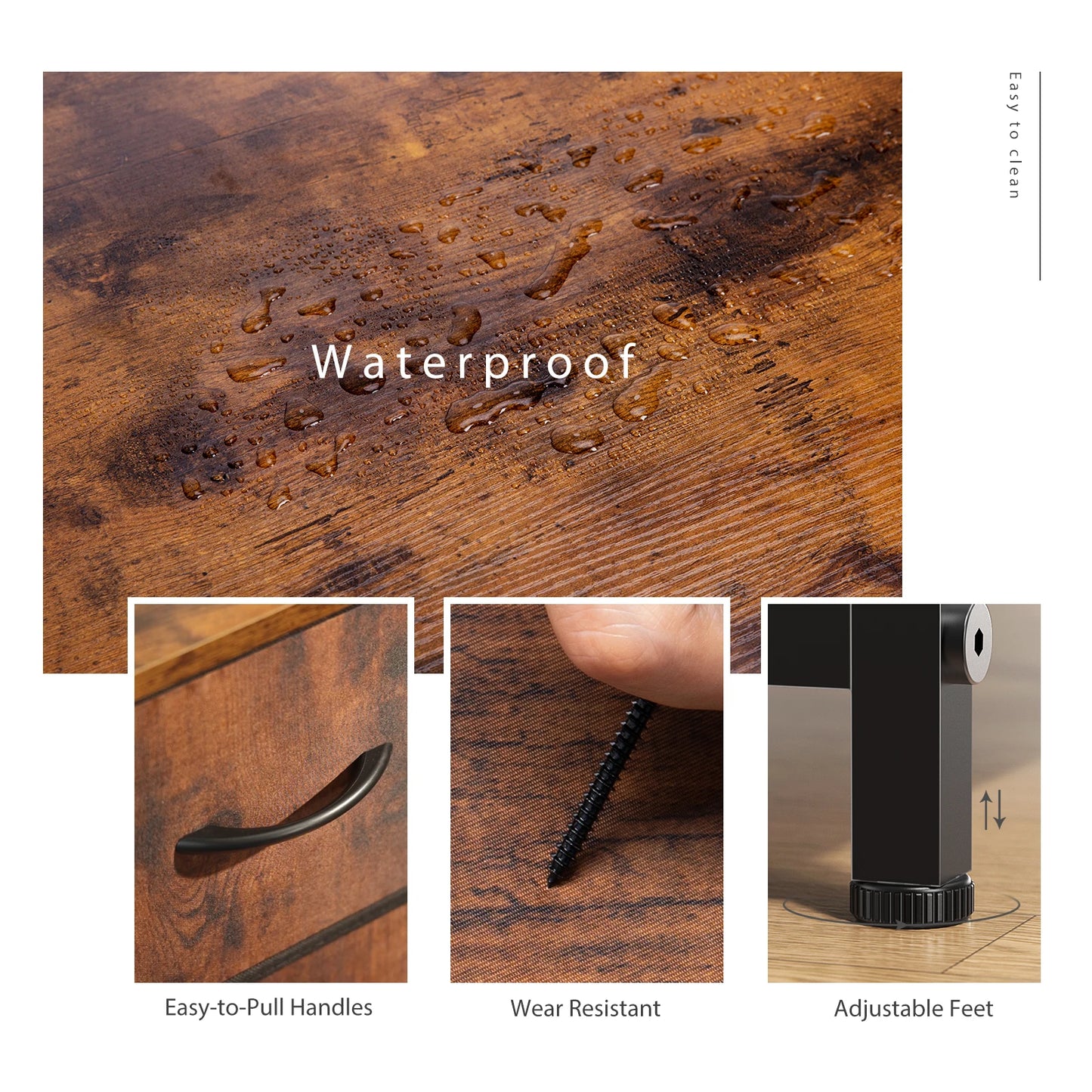 10 Fabric Drawers Wardrobe Steel Frame Cabinet