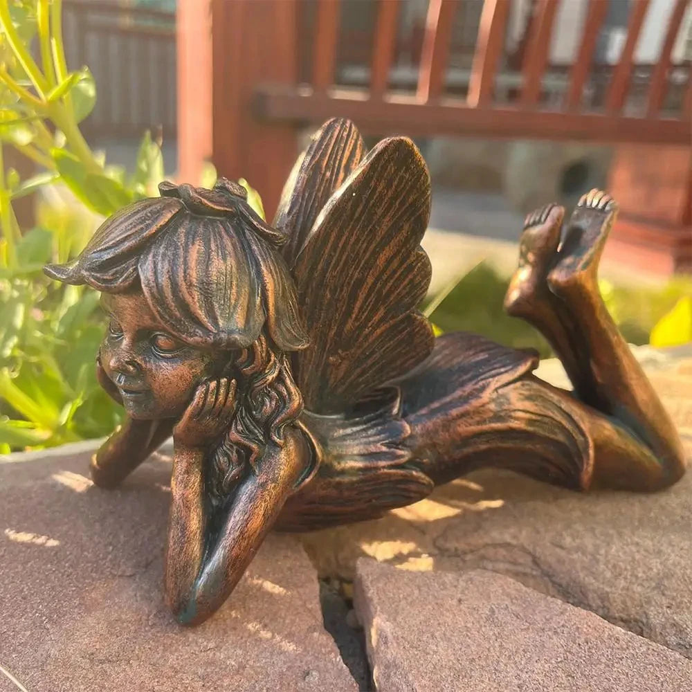 Fairy Garden Figures Decorative Resin Angel Figurines