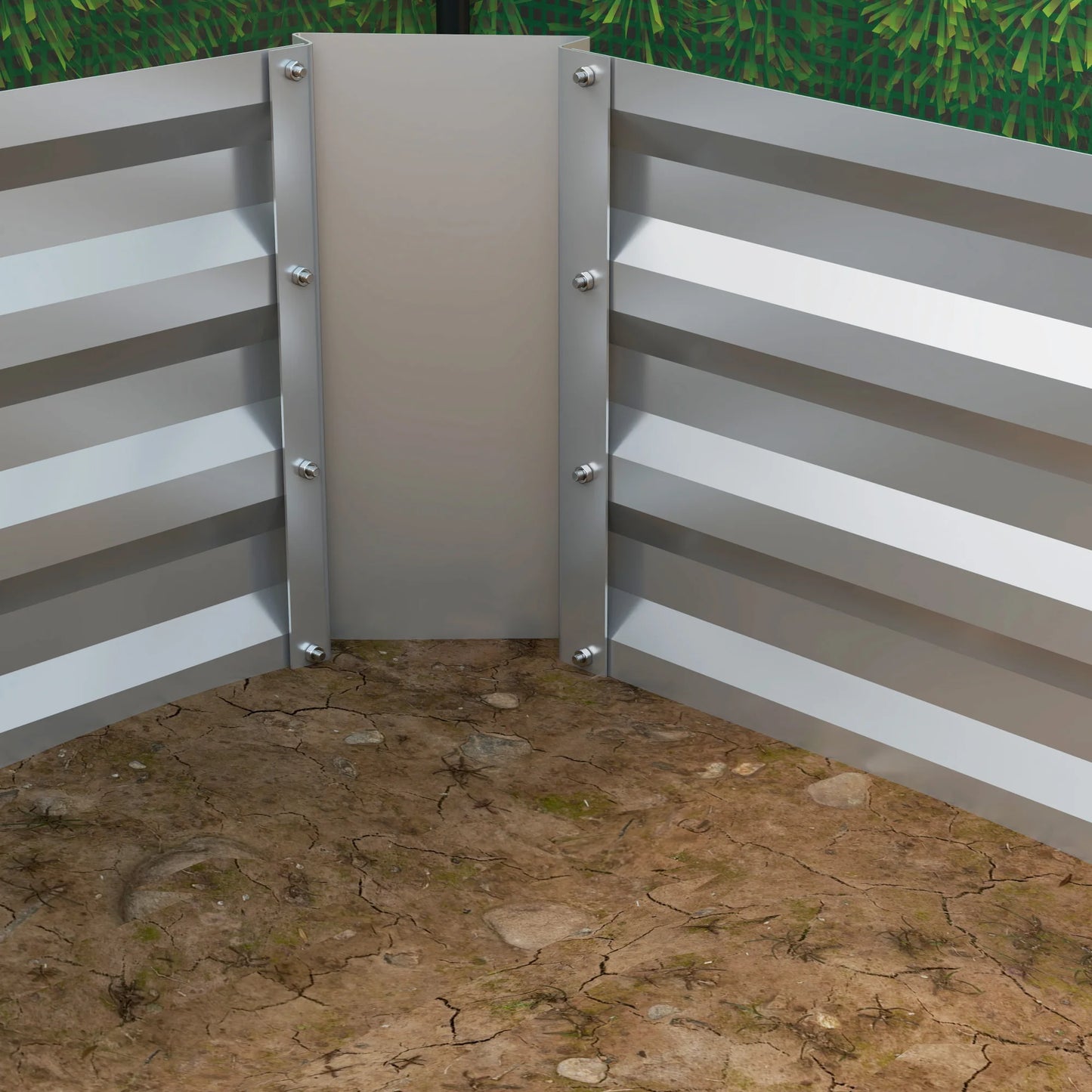 Mini Greenhouse, Galvanized Raised Garden Bed with Cover