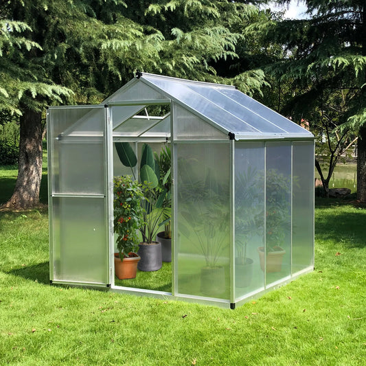 Stable Outdoor Walk-In Cold Frame Garden Greenhouse