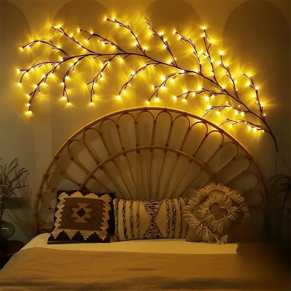 Outdoor Lighting Light String Solar Tree and Vine Lamp 96LED Tree Branches